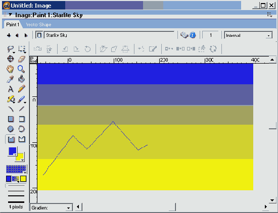 Практическое упражнение 7.1: Окно Paint