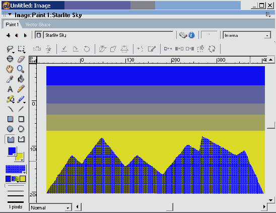 Практическое упражнение 7.1: Окно Paint