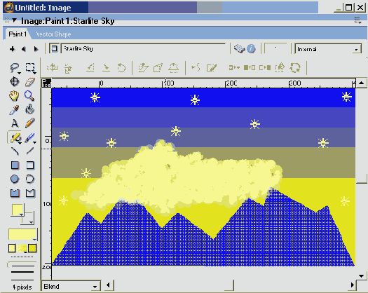 Практическое упражнение 7.1: Окно Paint
